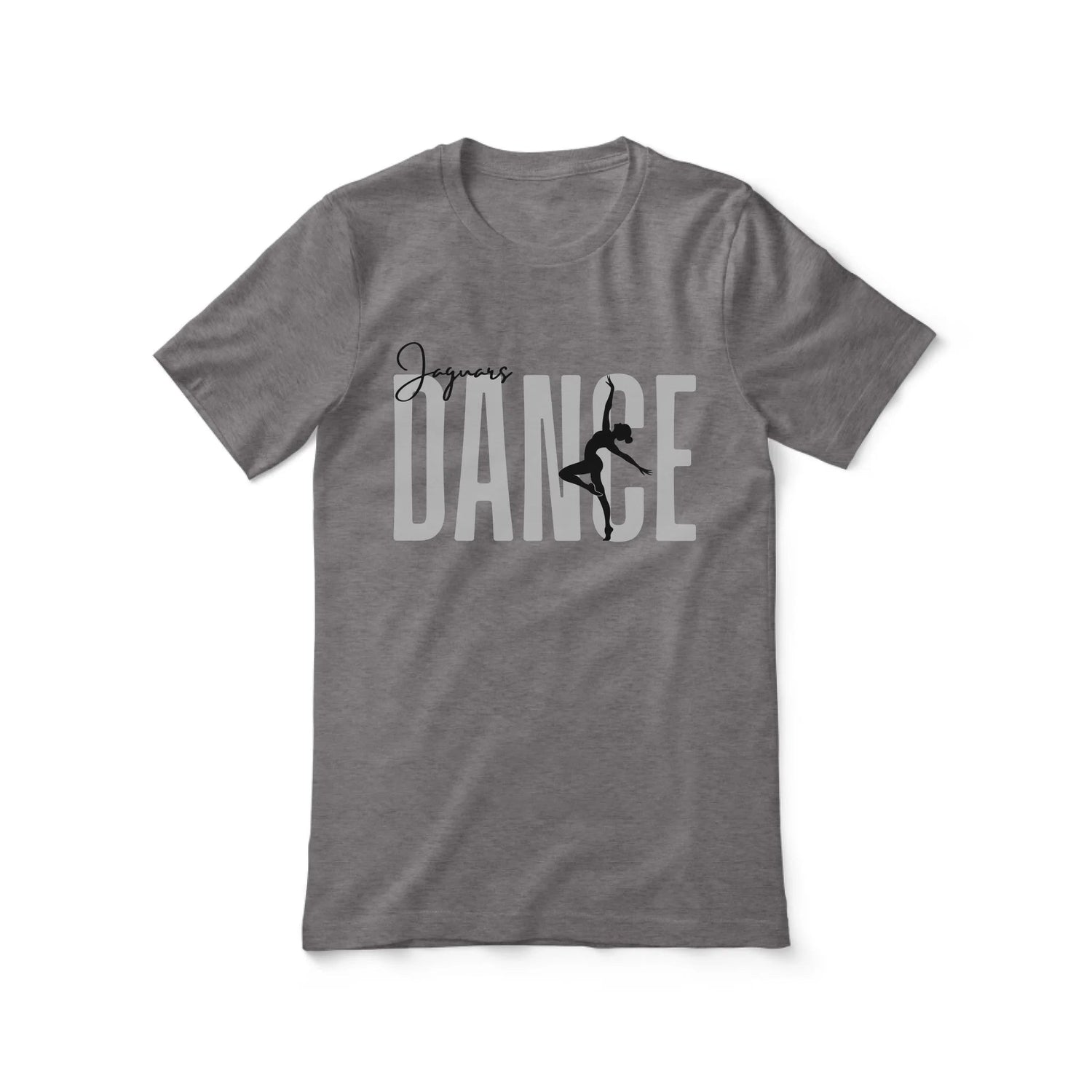 Personalized Dance Shirt With Modern Bold Design on a Unisex T-Shirt