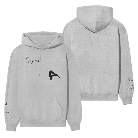 Personalized Diving on a Hoodie With Modern Bold Designs and Diver Name on Sleeve on a Hoodie