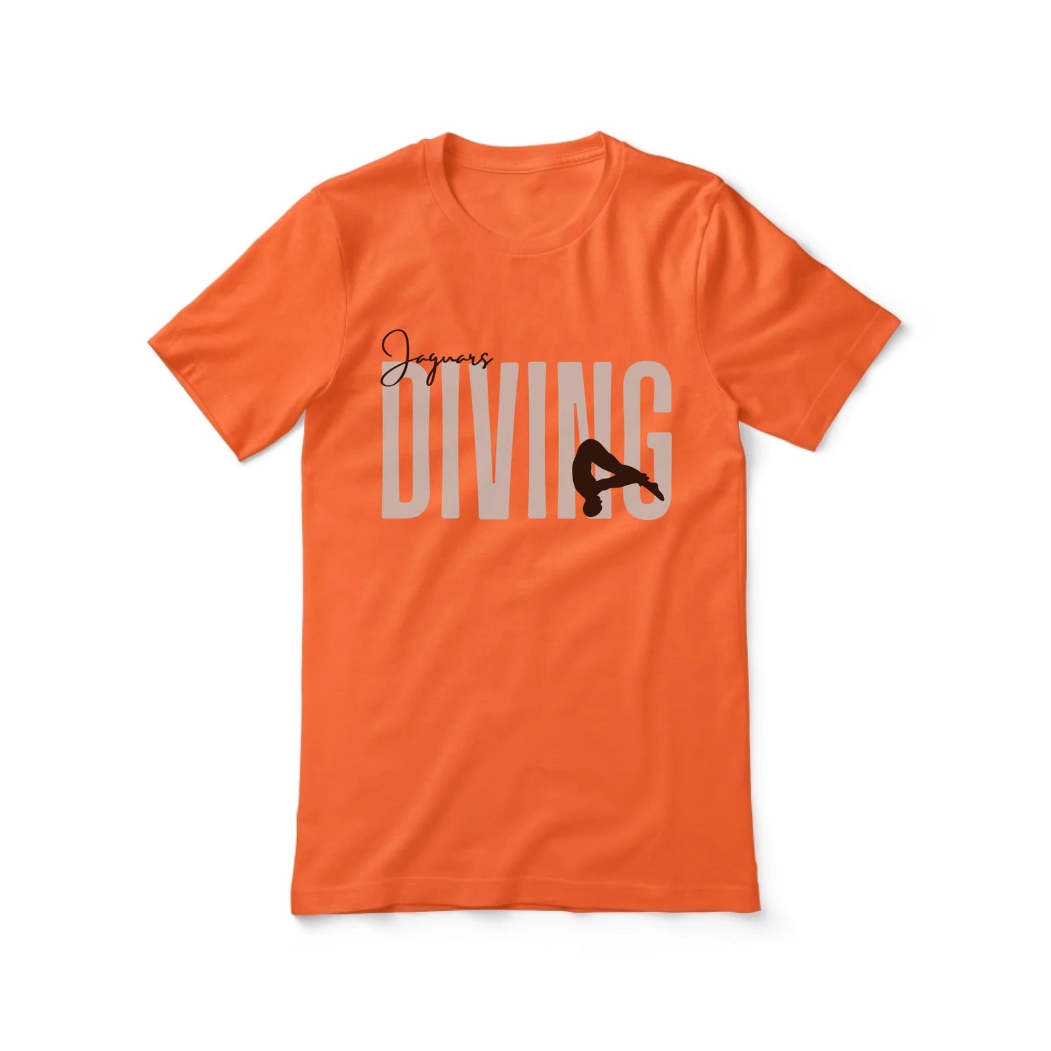Personalized Diving Shirt With Modern Bold Design on a Unisex T-Shirt