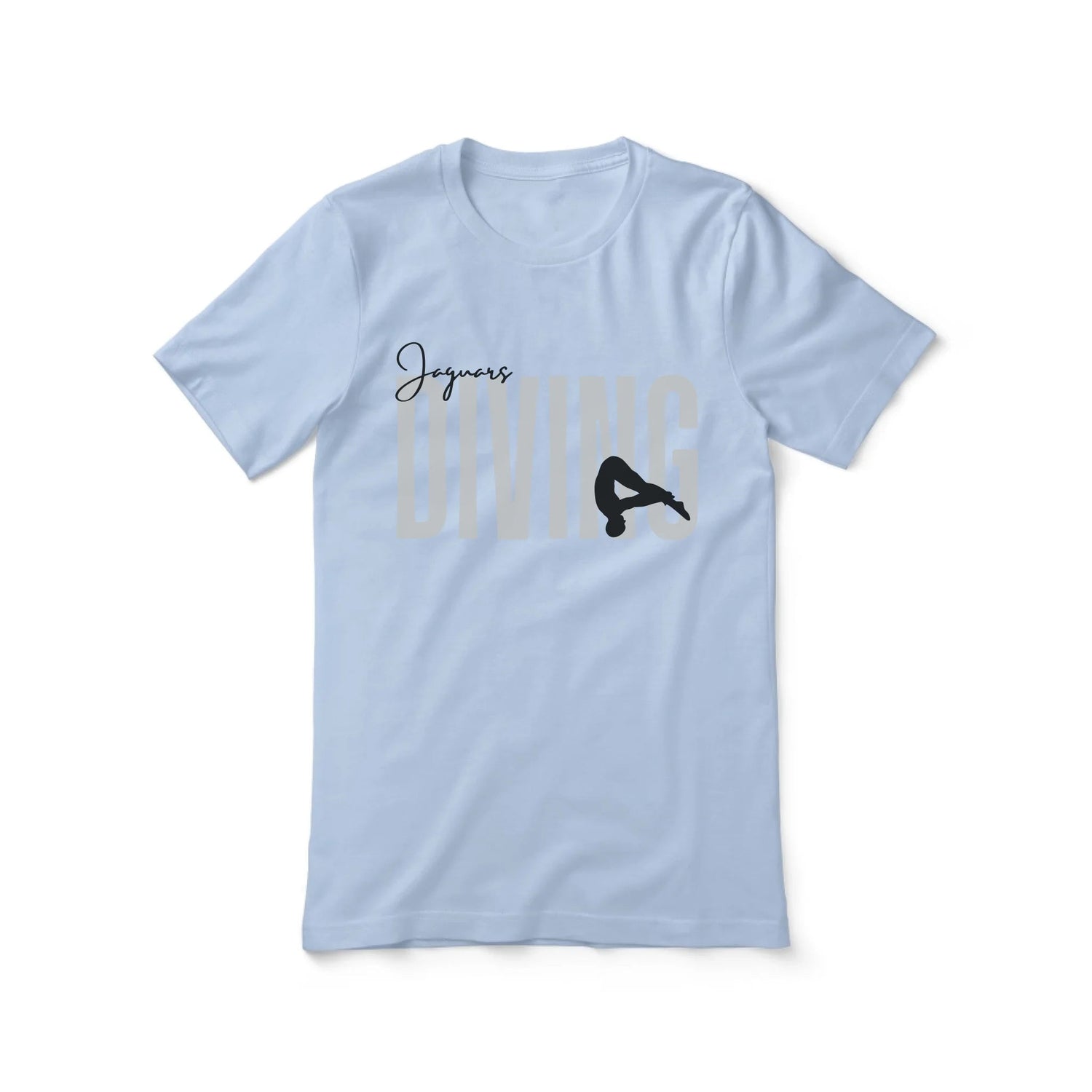 Personalized Diving Shirt With Modern Bold Design on a Unisex T-Shirt