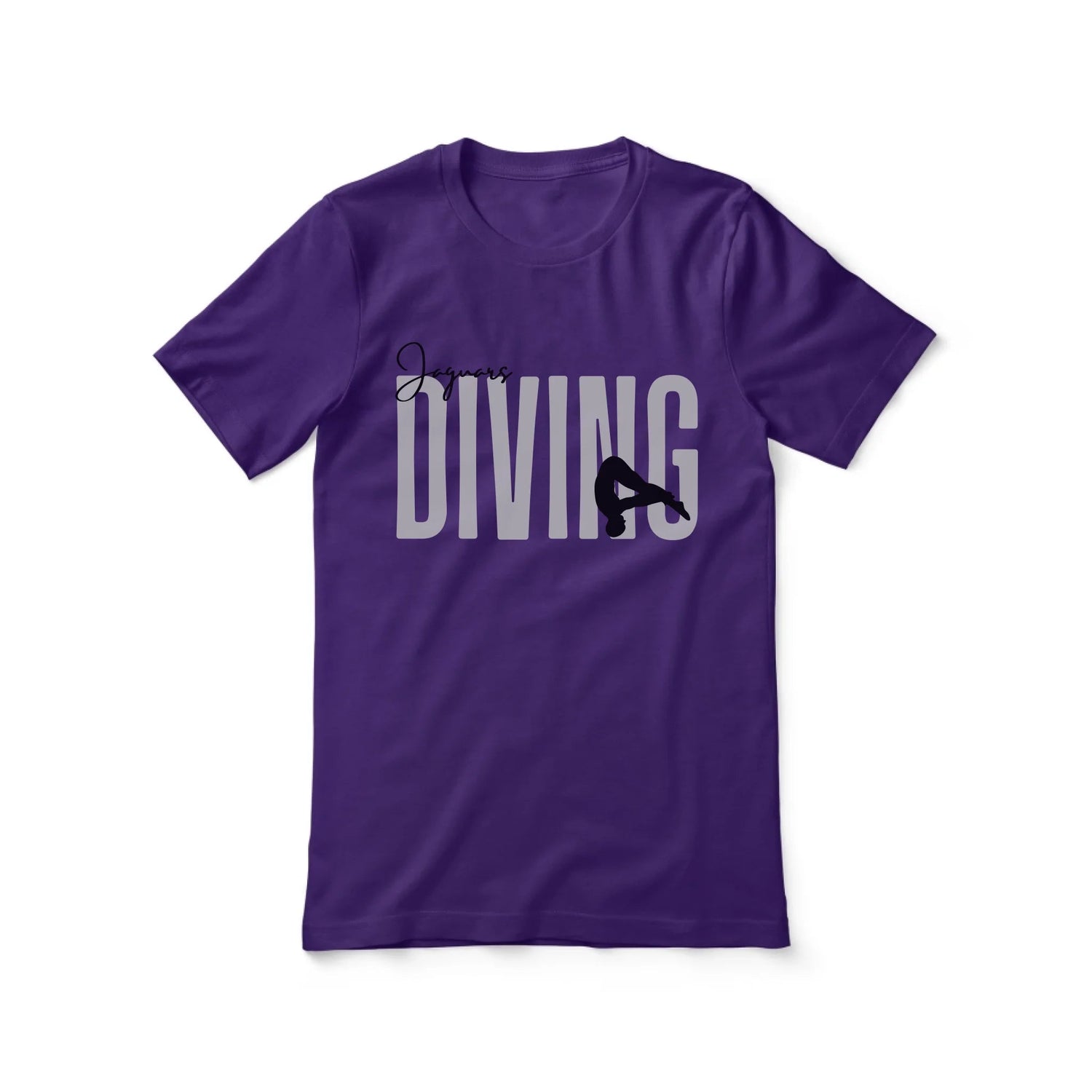 Personalized Diving Shirt With Modern Bold Design on a Unisex T-Shirt
