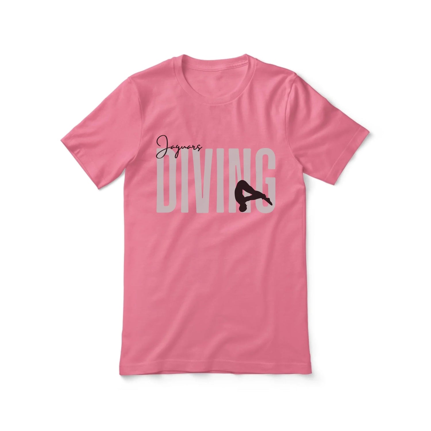 Personalized Diving Shirt With Modern Bold Design on a Unisex T-Shirt