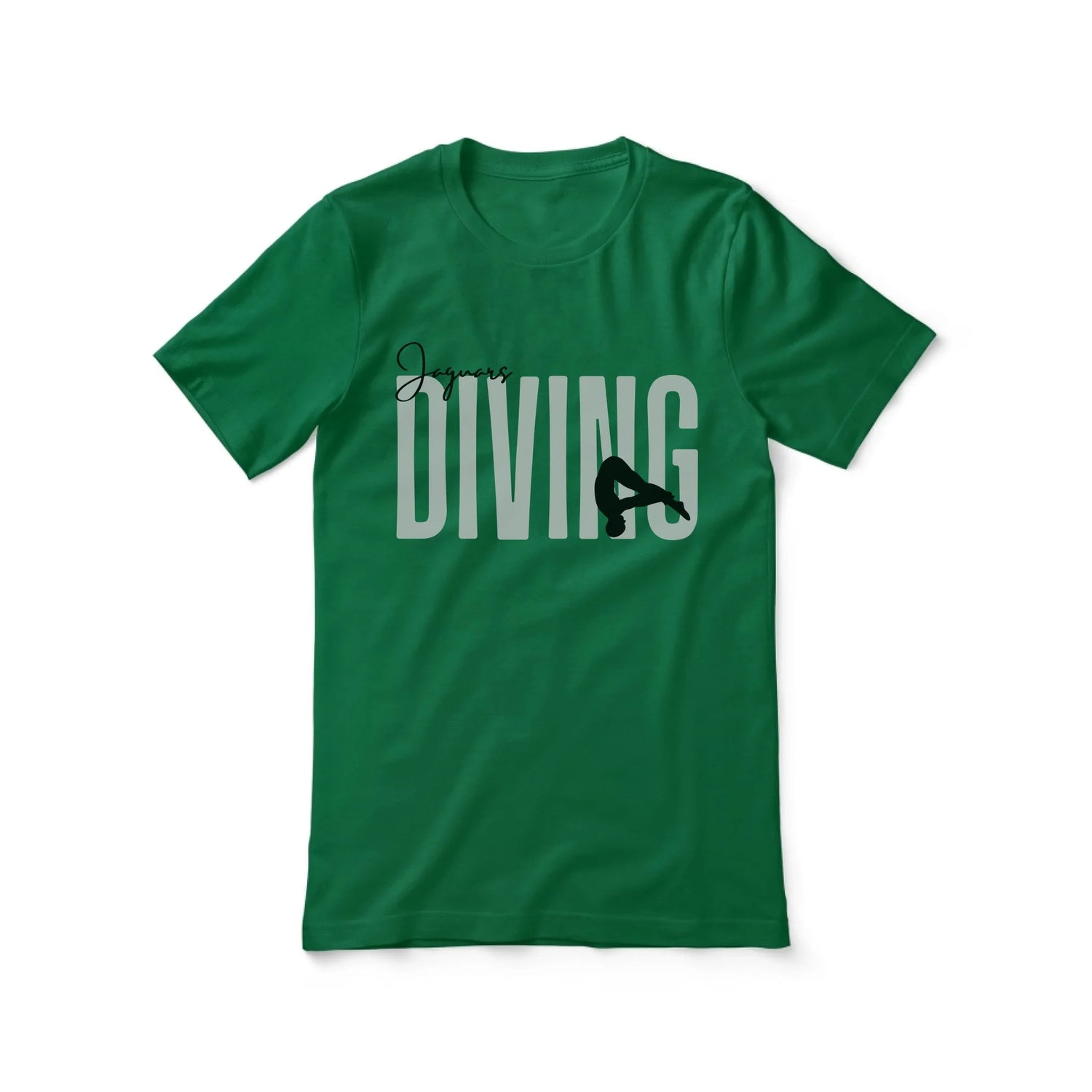 Personalized Diving Shirt With Modern Bold Design on a Unisex T-Shirt