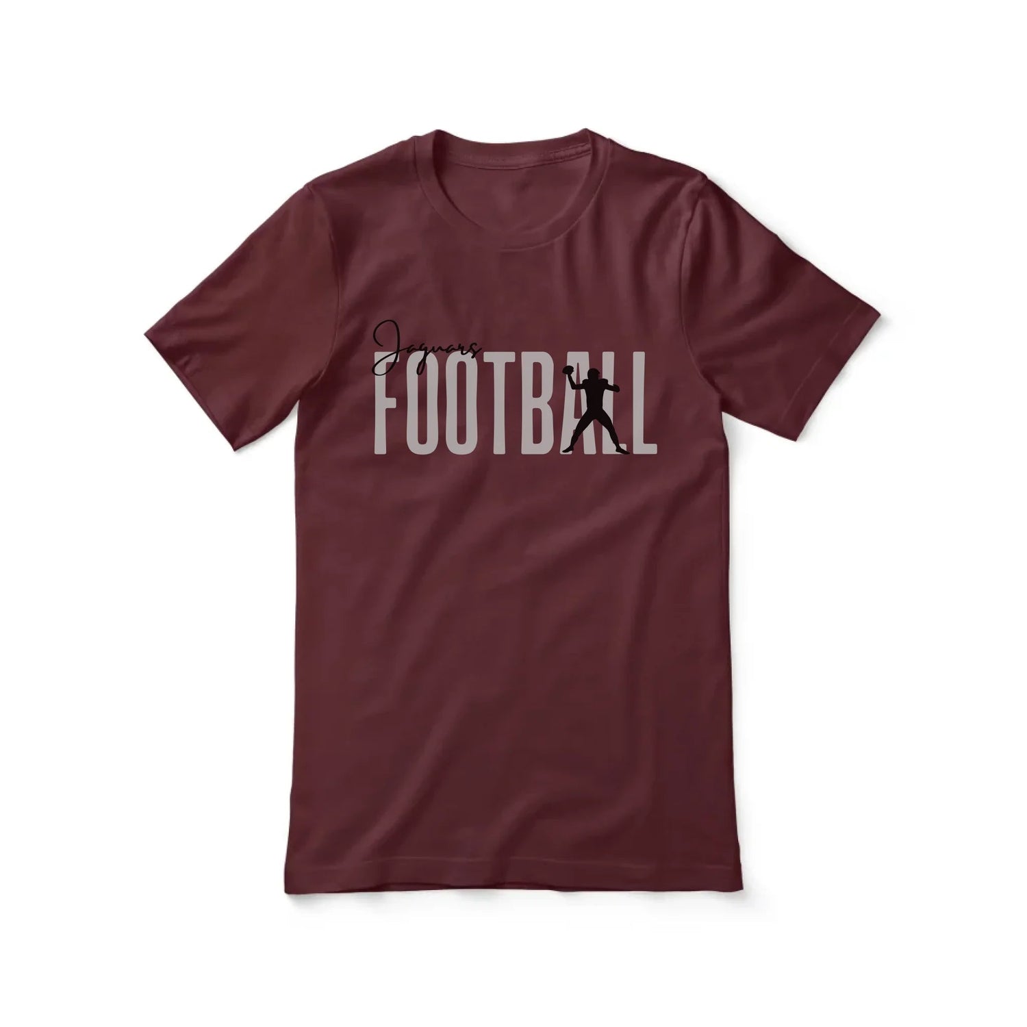 Personalized Football Shirt With Modern Bold Design on a Unisex T-Shirt