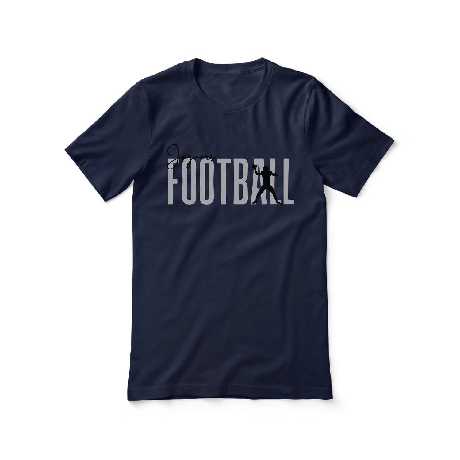 Personalized Football Shirt With Modern Bold Design on a Unisex T-Shirt