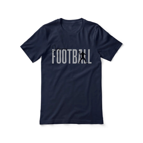 Personalized Football Shirt With Modern Bold Design on a Unisex T-Shirt