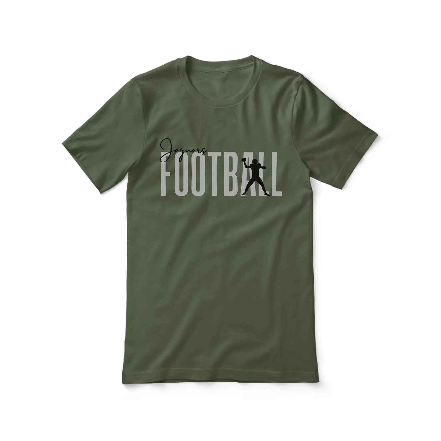 Personalized Football Shirt With Modern Bold Design on a Unisex T-Shirt