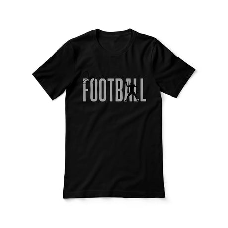 Personalized Football Shirt With Modern Bold Design on a Unisex T-Shirt