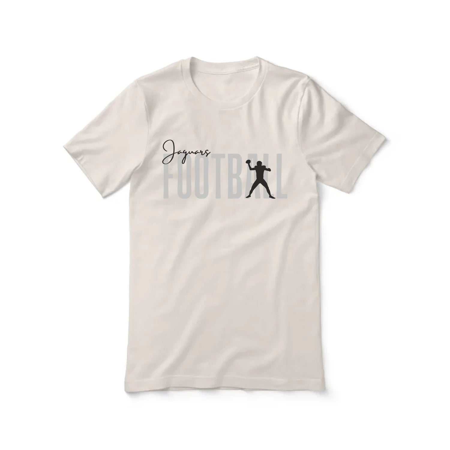 Personalized Football Shirt With Modern Bold Design on a Unisex T-Shirt