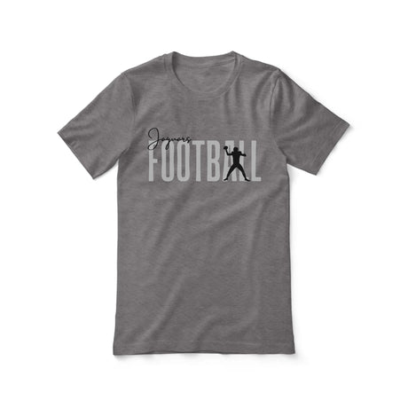 Personalized Football Shirt With Modern Bold Design on a Unisex T-Shirt