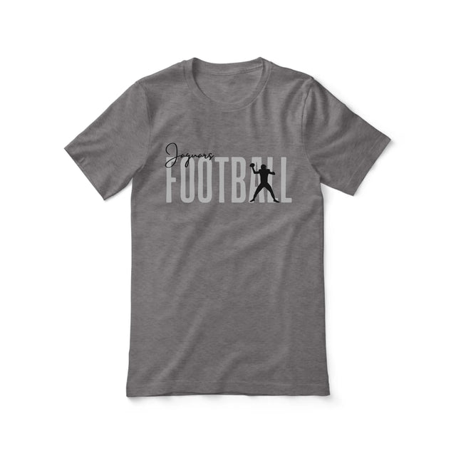 Personalized Football Shirt With Modern Bold Design on a Unisex T-Shirt