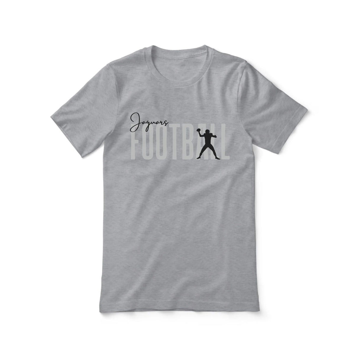Personalized Football Shirt With Modern Bold Design on a Unisex T-Shirt