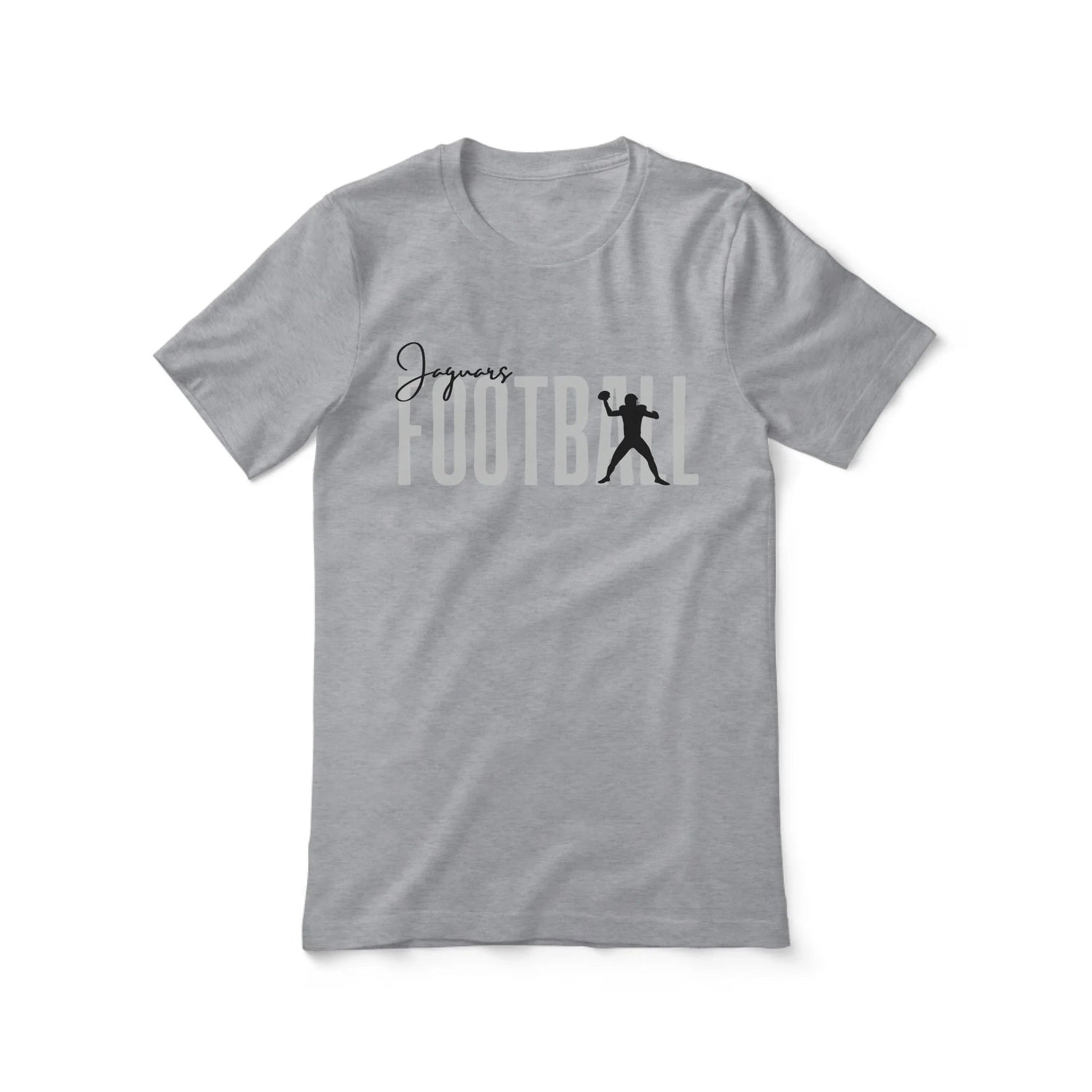 Personalized Football Shirt With Modern Bold Design on a Unisex T-Shirt