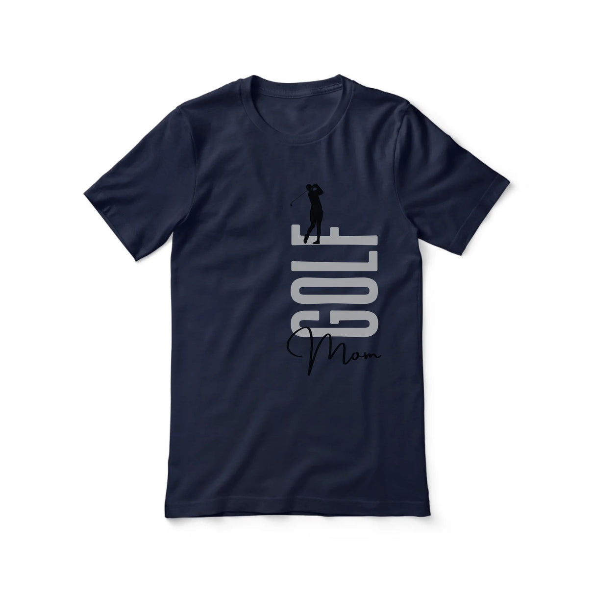 Personalized Golf Mom Shirt With Mascot, Icon, and Golfer Name on a Unisex T-Shirt