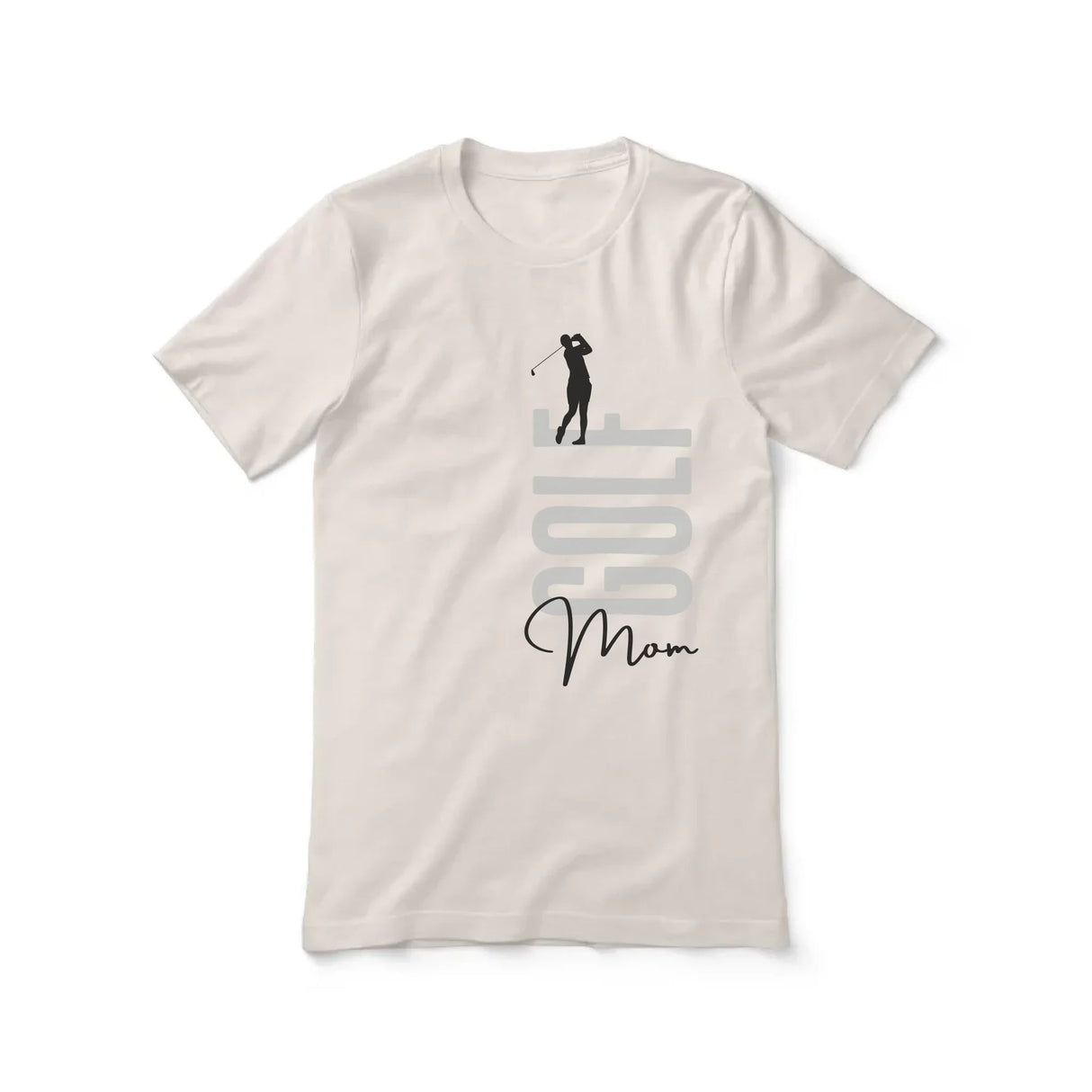 Personalized Golf Mom Shirt With Mascot, Icon, and Golfer Name on a Unisex T-Shirt