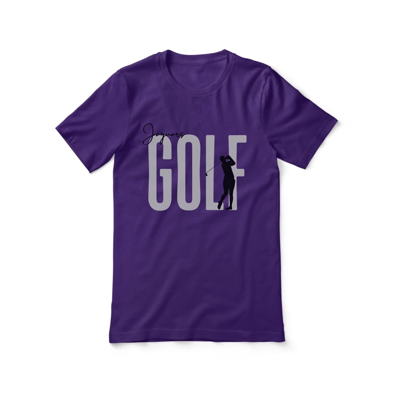 Personalized Golf Shirt With Modern Bold Design on a Unisex T-Shirt