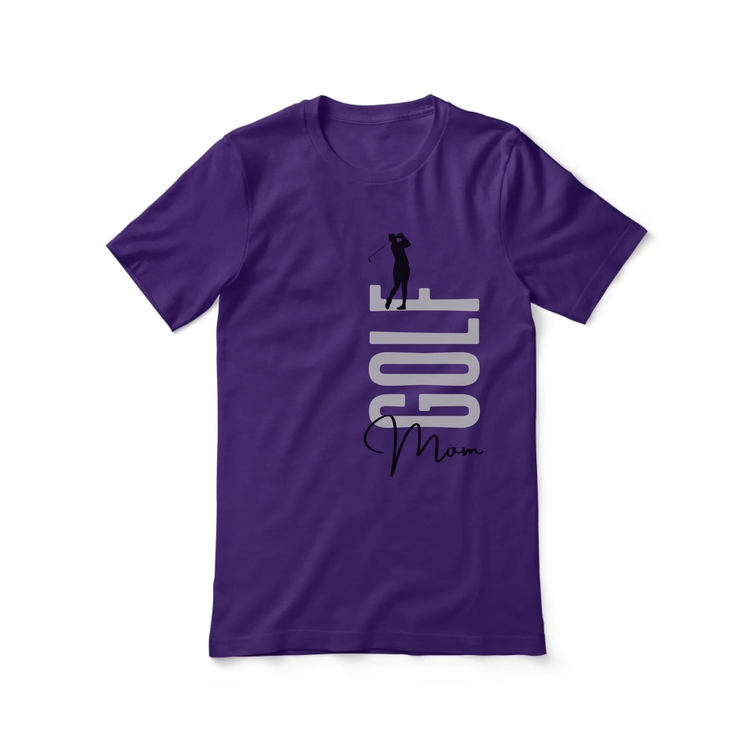 Personalized Golf Mom Shirt With Mascot, Icon, and Golfer Name on a Unisex T-Shirt