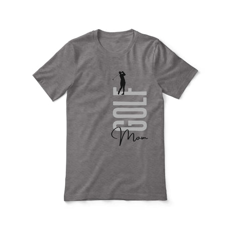Personalized Golf Mom Shirt With Mascot, Icon, and Golfer Name on a Unisex T-Shirt