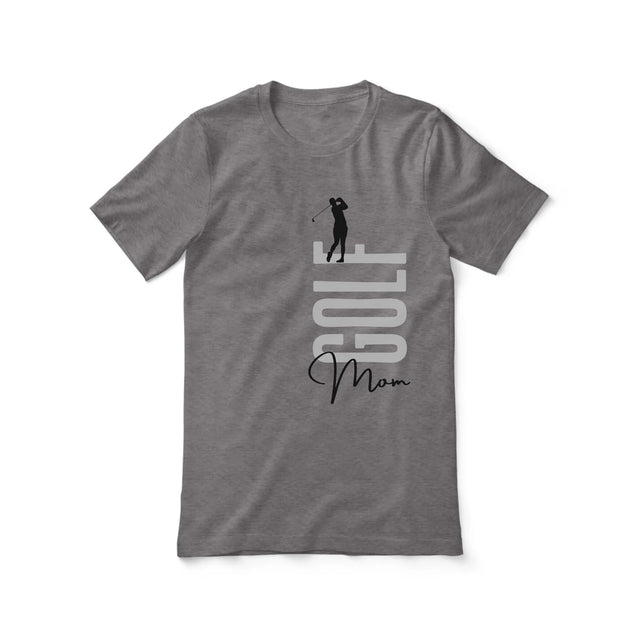 Personalized Golf Mom Shirt With Mascot, Icon, and Golfer Name on a Unisex T-Shirt