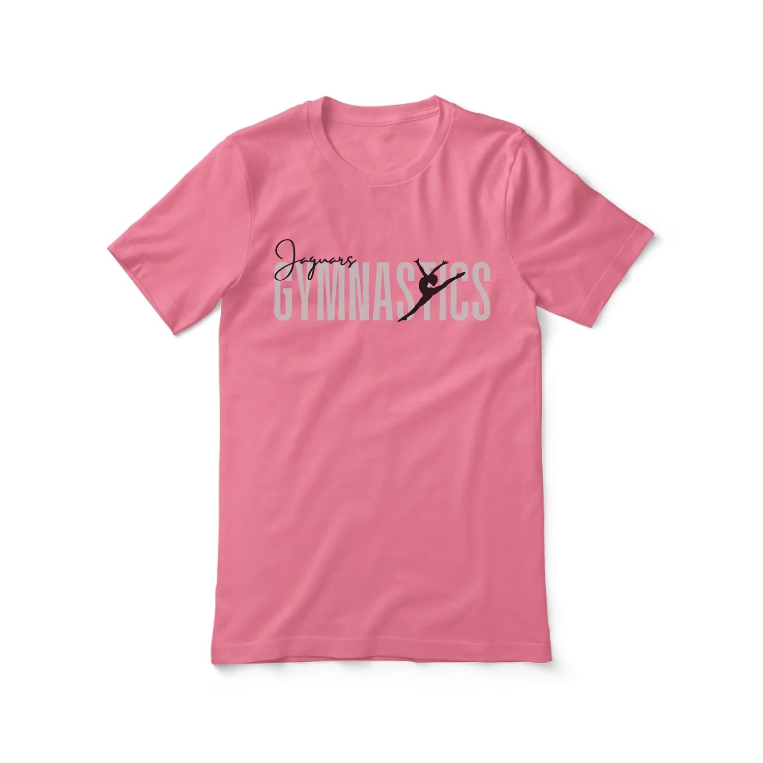 Personalized Gymnastics Shirt With Modern Bold Design on a Unisex T-Shirt