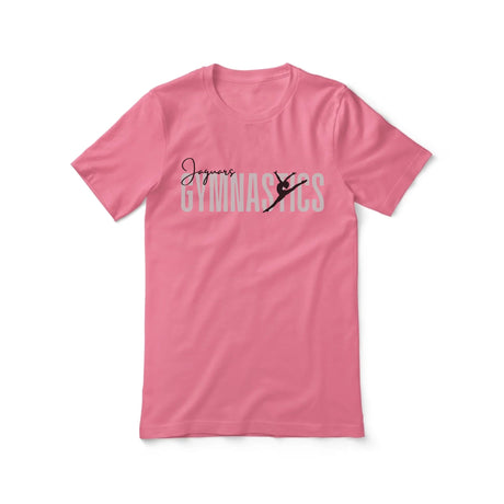 Personalized Gymnastics Shirt With Modern Bold Design on a Unisex T-Shirt