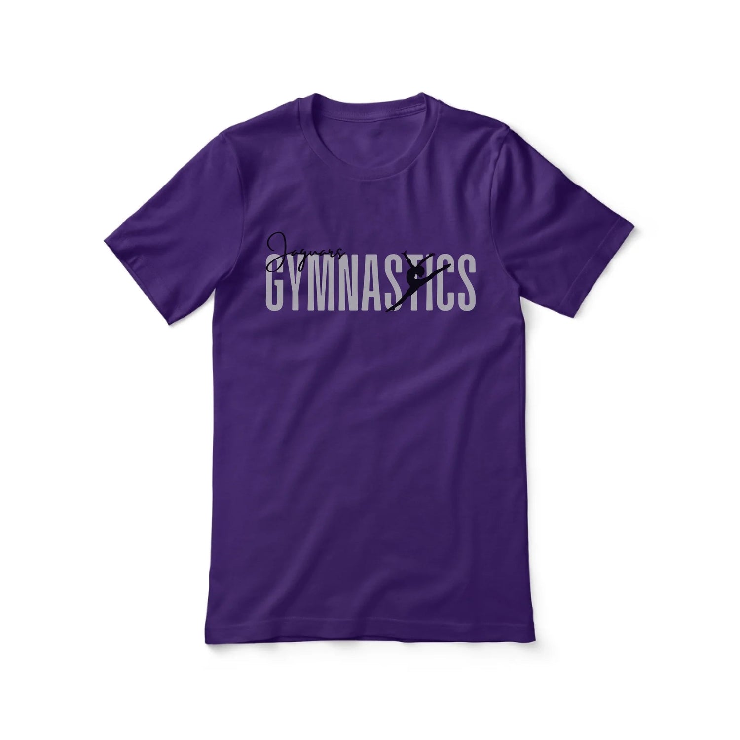 Personalized Gymnastics Shirt With Modern Bold Design on a Unisex T-Shirt