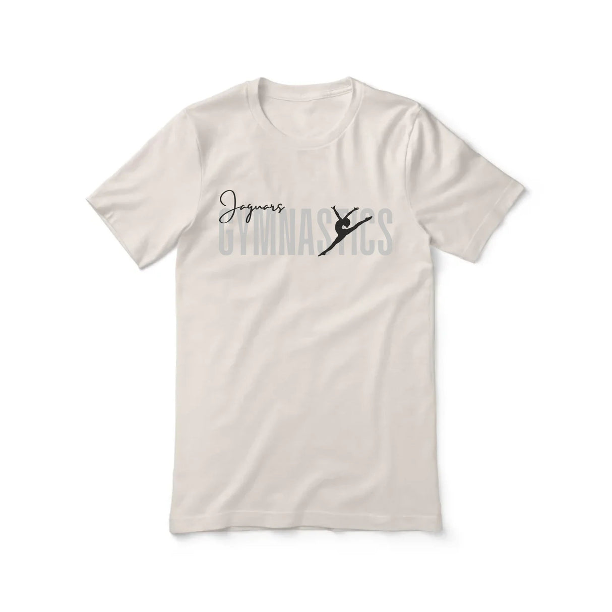 Personalized Gymnastics Shirt With Modern Bold Design on a Unisex T-Shirt
