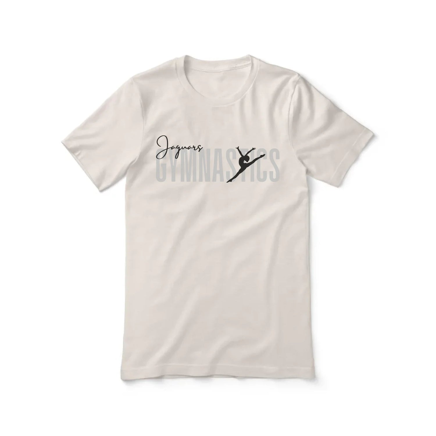 Personalized Gymnastics Shirt With Modern Bold Design on a Unisex T-Shirt