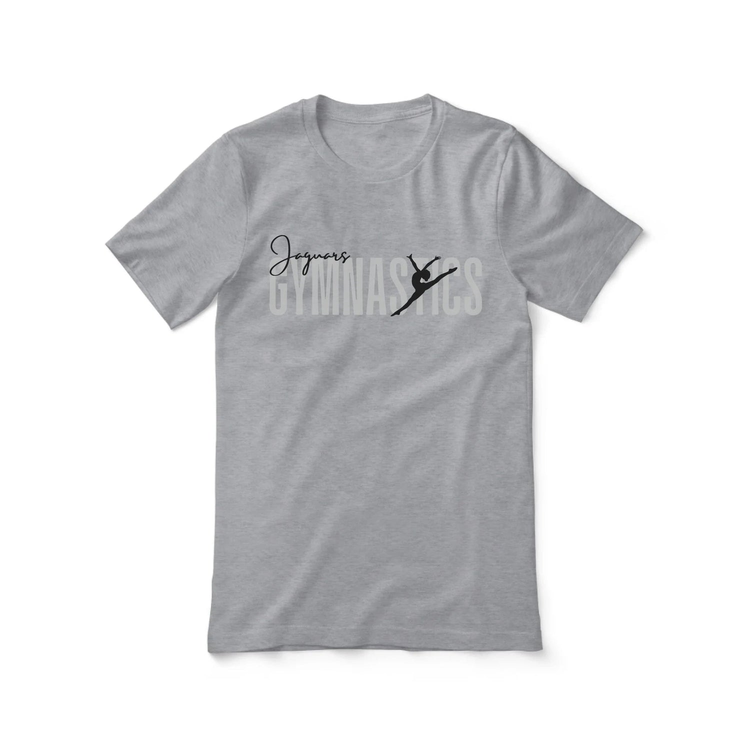 Personalized Gymnastics Shirt With Modern Bold Design on a Unisex T-Shirt