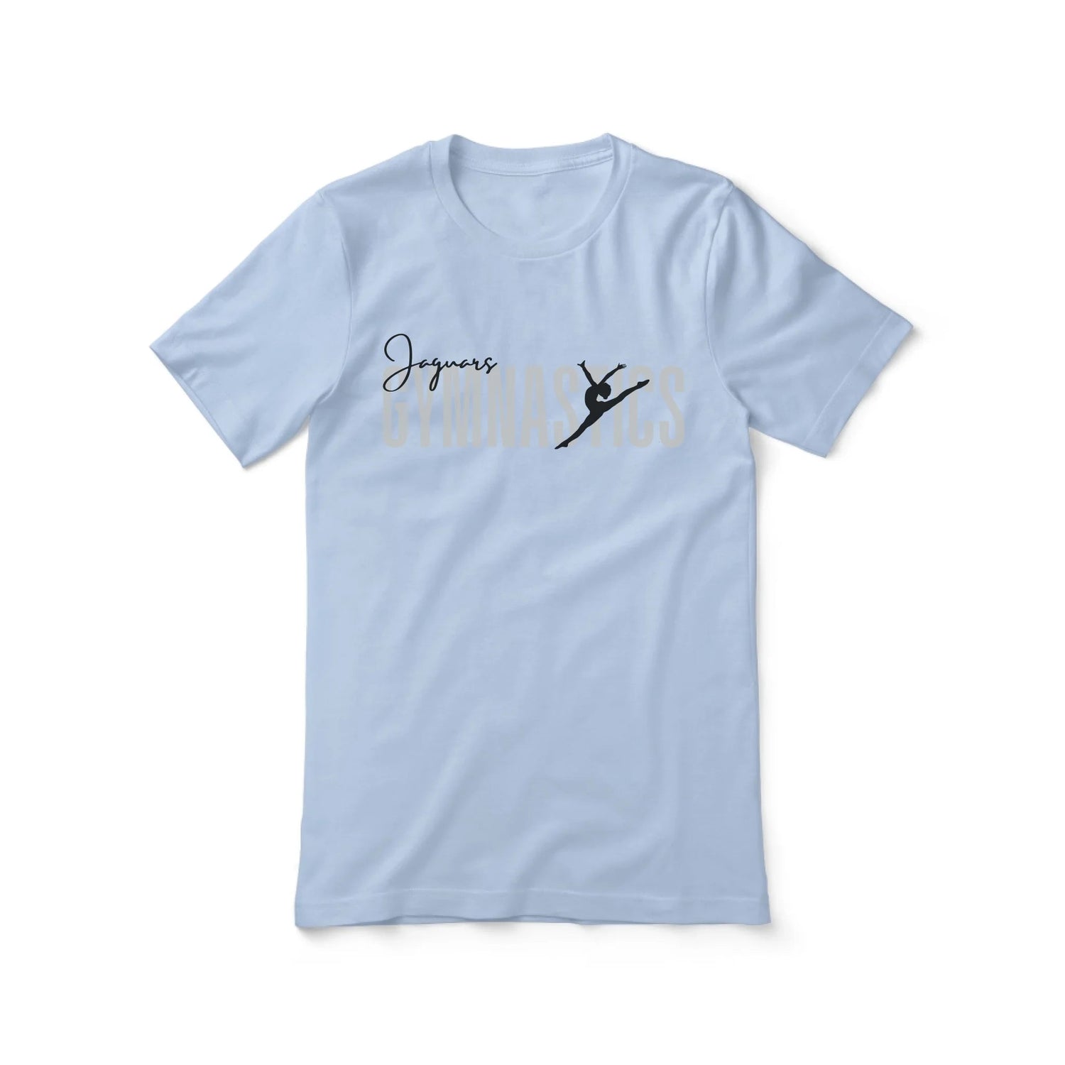 Personalized Gymnastics Shirt With Modern Bold Design on a Unisex T-Shirt