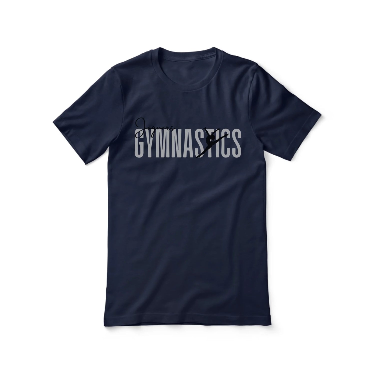 Personalized Gymnastics Shirt With Modern Bold Design on a Unisex T-Shirt