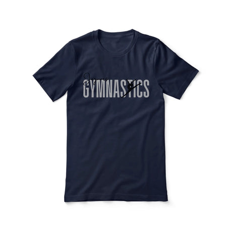 Personalized Gymnastics Shirt With Modern Bold Design on a Unisex T-Shirt