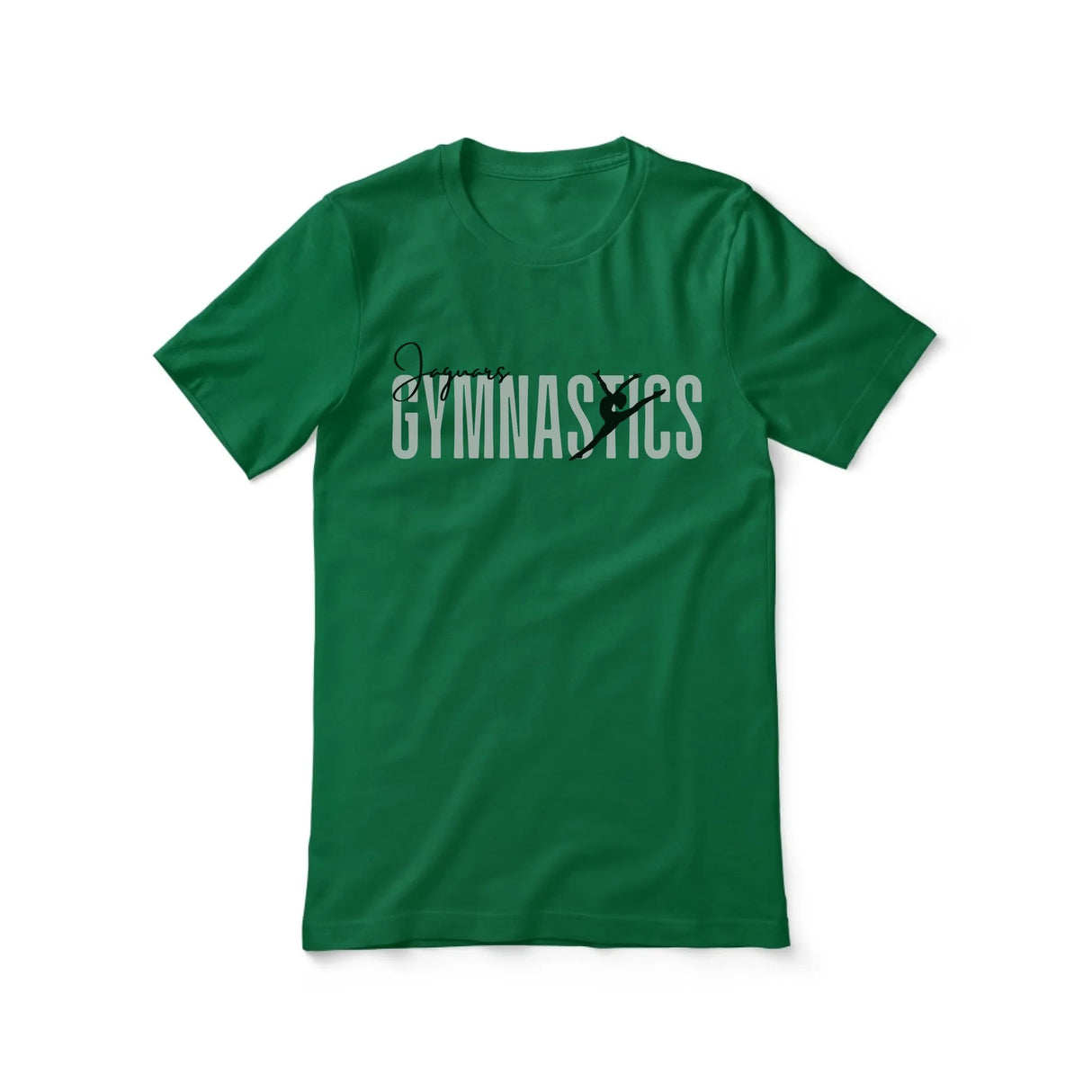 Personalized Gymnastics Shirt With Modern Bold Design on a Unisex T-Shirt