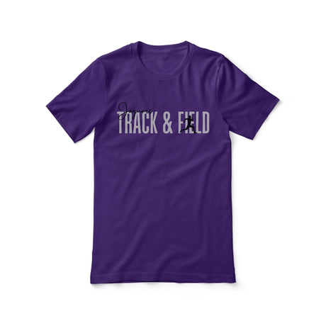 Personalized Hurdles Shirt With Modern Bold Design on a Unisex T-Shirt