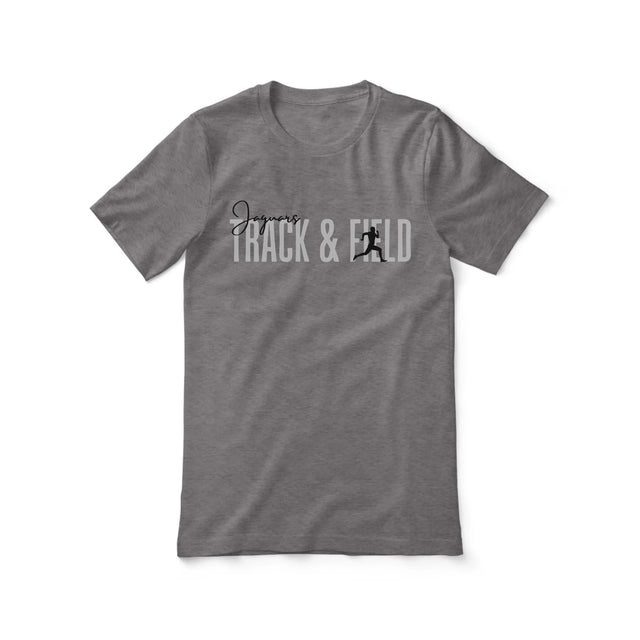 Personalized Javelin Shirt With Modern Bold Design on a Unisex T-Shirt