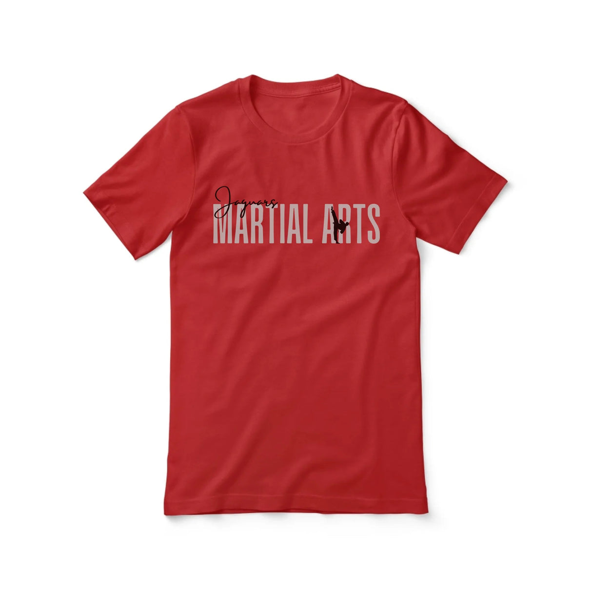 Personalized Martial Arts Shirt With Modern Bold Design on a Unisex T-Shirt