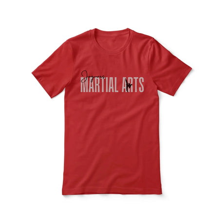 Personalized Martial Arts Shirt With Modern Bold Design on a Unisex T-Shirt