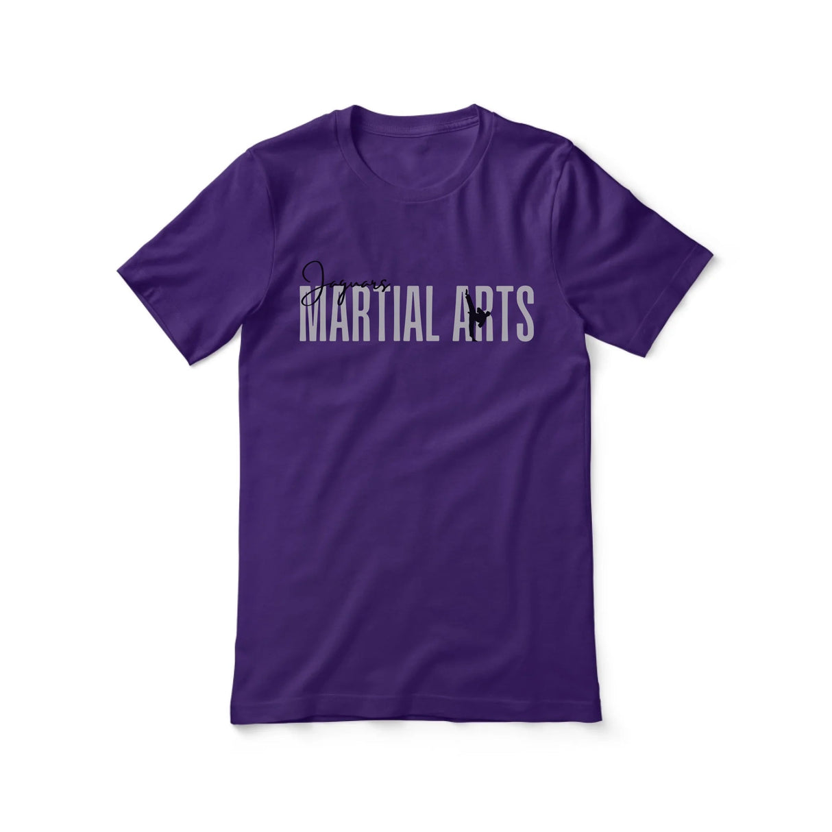 Personalized Martial Arts Shirt With Modern Bold Design on a Unisex T-Shirt