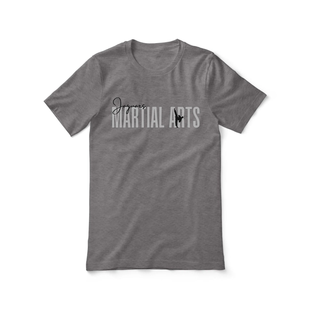 Personalized Martial Arts Shirt With Modern Bold Design on a Unisex T-Shirt