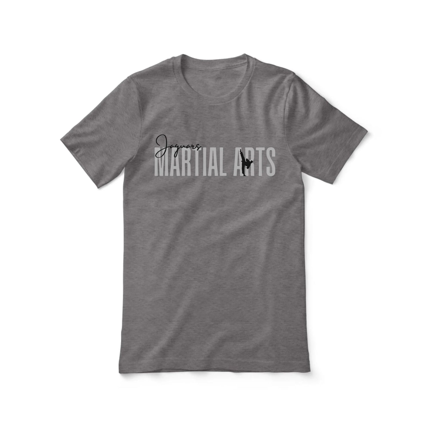 Personalized Martial Arts Shirt With Modern Bold Design on a Unisex T-Shirt