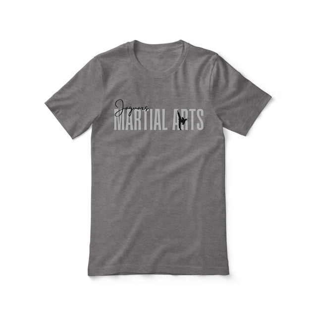 Personalized Martial Arts Shirt With Modern Bold Design on a Unisex T-Shirt