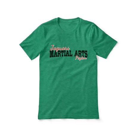 Custom Martial Arts Mascot and Martial Artist Name on a Unisex T-Shirt with a Black Graphic