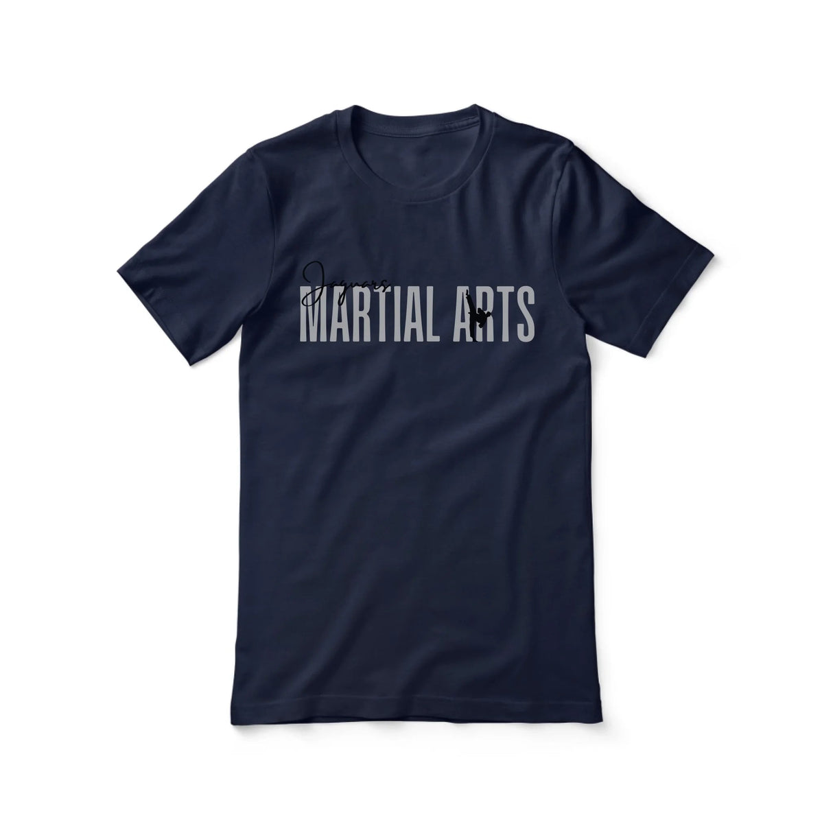 Personalized Martial Arts Shirt With Modern Bold Design on a Unisex T-Shirt