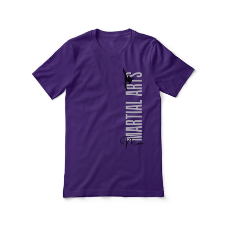 Personalized Martial Arts Mom Shirt With Mascot, Icon, and Martial Artist Name on a Unisex T-Shirt