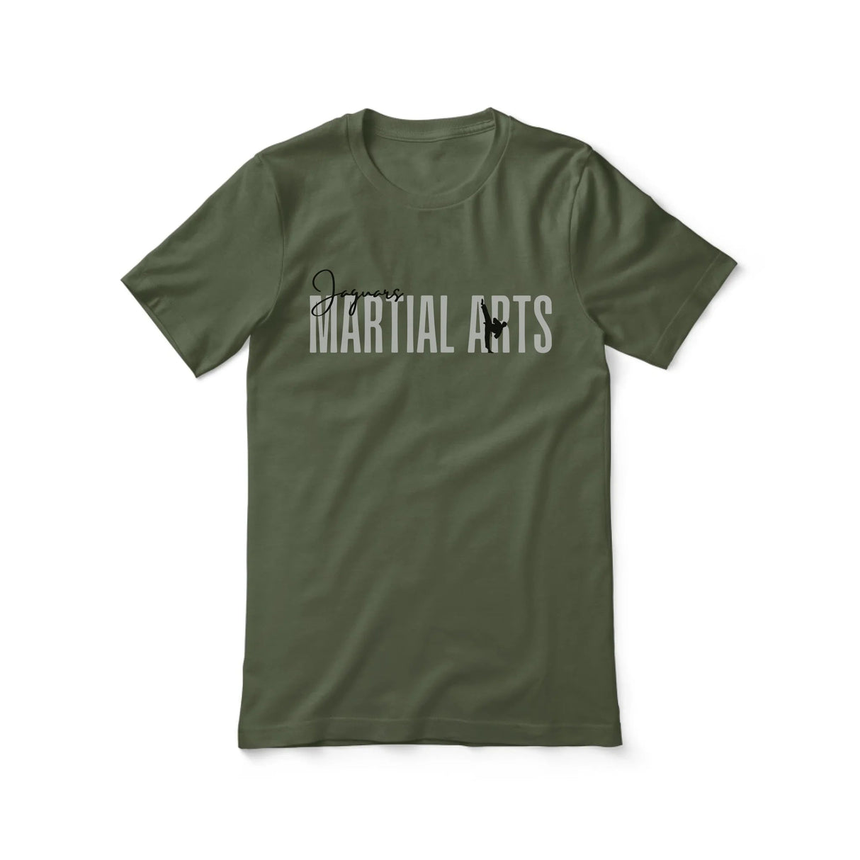 Personalized Martial Arts Shirt With Modern Bold Design on a Unisex T-Shirt