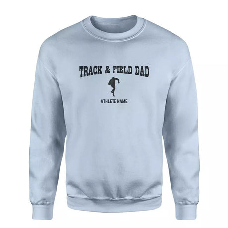 Shot put Dad with Shot putter Icon and Shot putter Name on a Sweatshirt with a Black Graphic