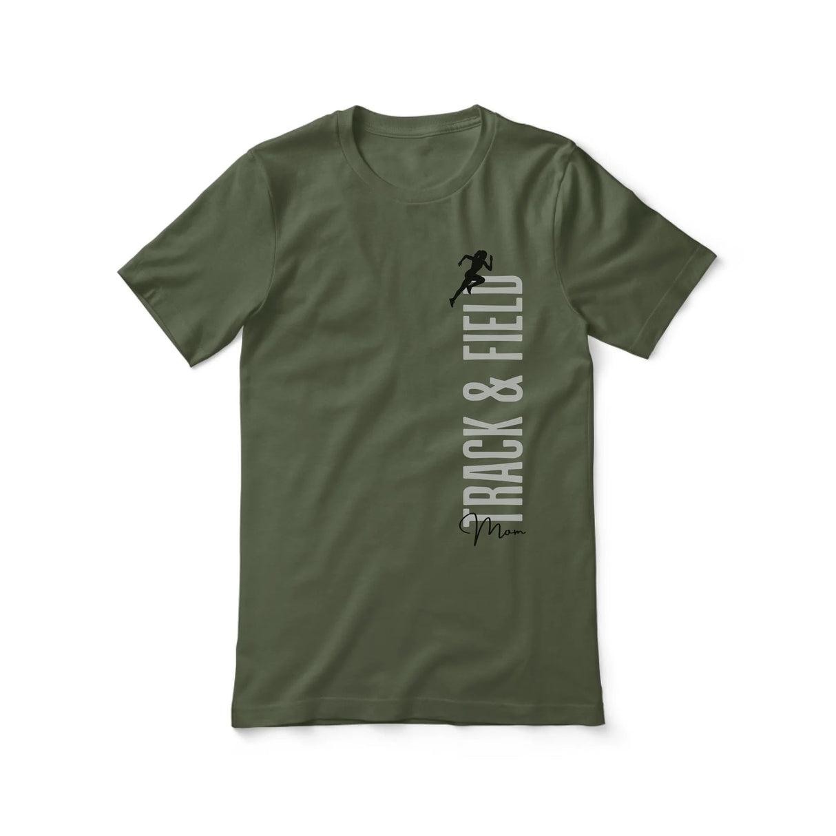 Personalized Shot put Mom Shirt With Mascot, Icon, and Shot putter Name on a Unisex T-Shirt