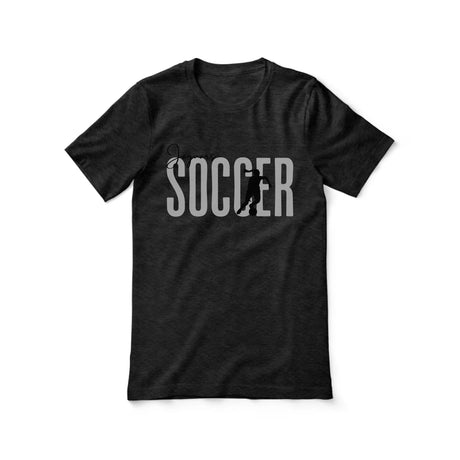 Personalized Soccer Shirt With Modern Bold Design on a Unisex T-Shirt