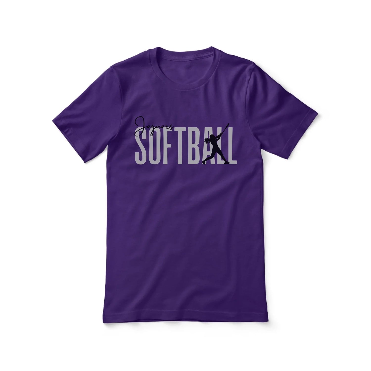 Personalized Softball Shirt With Modern Bold Design on a Unisex T-Shirt