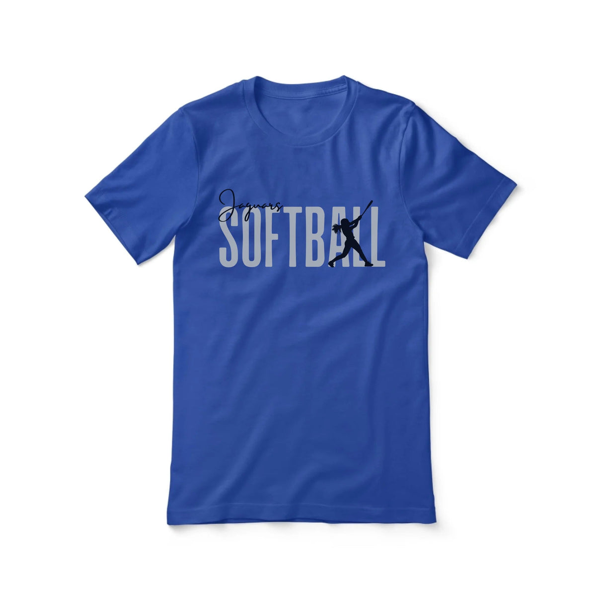 Personalized Softball Shirt With Modern Bold Design on a Unisex T-Shirt